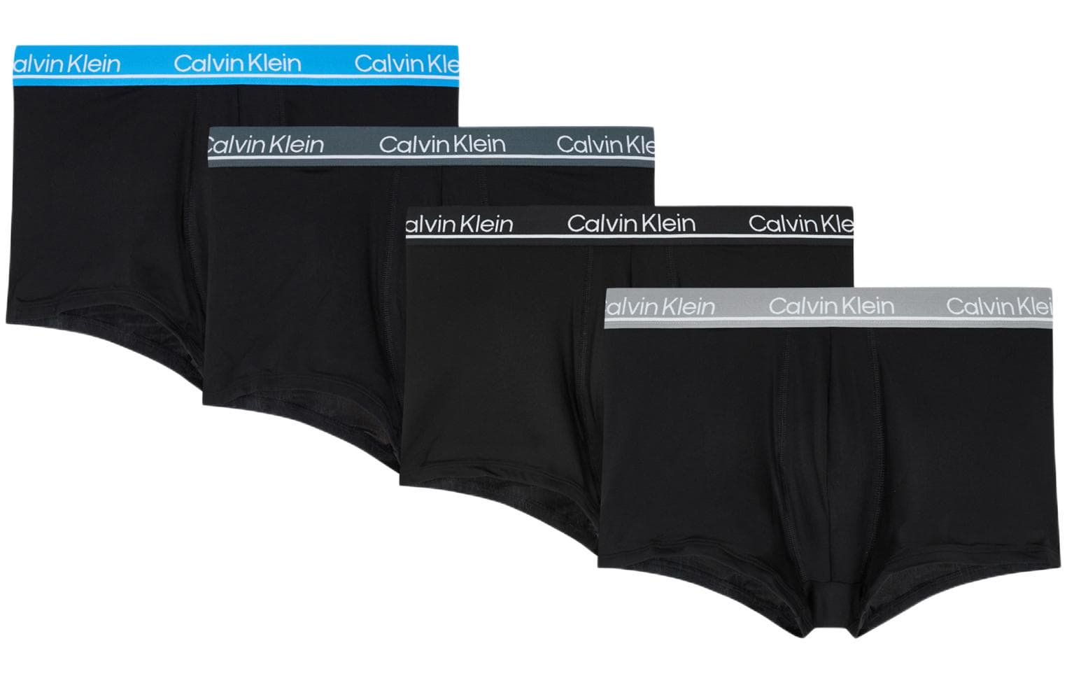 Трусы Calvin Klein Low Rise Trunks 4-Pack Black - изображение 1
