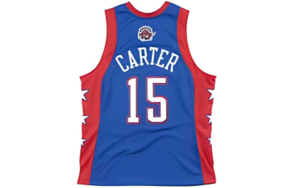 Баскетбольная майка Mitchell & Ness NBA All-Star 2004 Carter 15 Blue - изображение 2