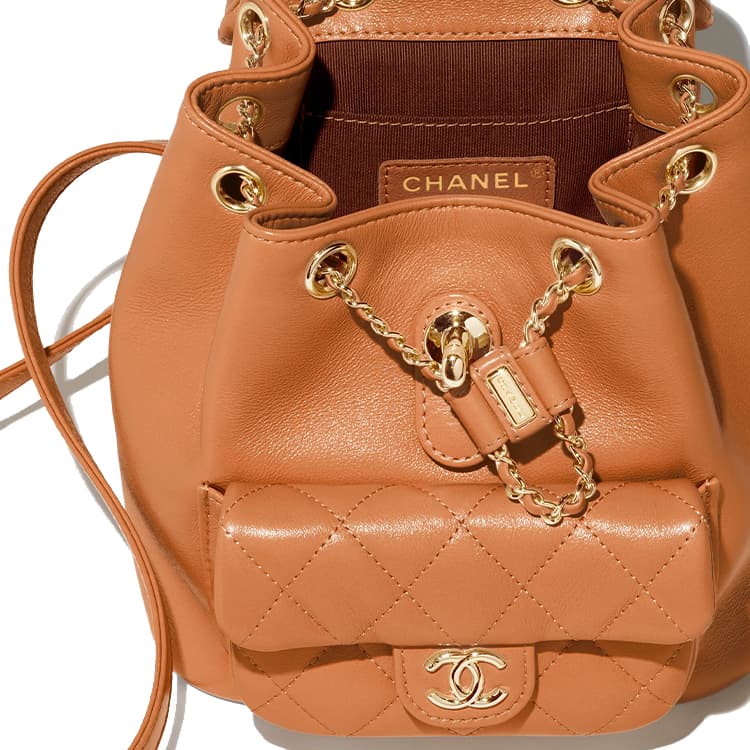Рюкзак Chanel Classic Quilted Backpack Camel - изображение 4