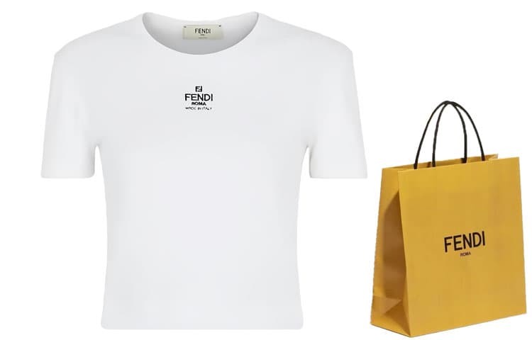 Футболка FENDI SS23 LogoT - изображение 3