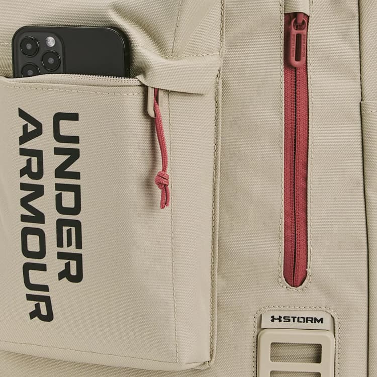 Рюкзак Under Armour Under Armour Полиэстер Рюкзак Стандартный (Стандартный) Унисекс Серый Бежевый - изображение 3