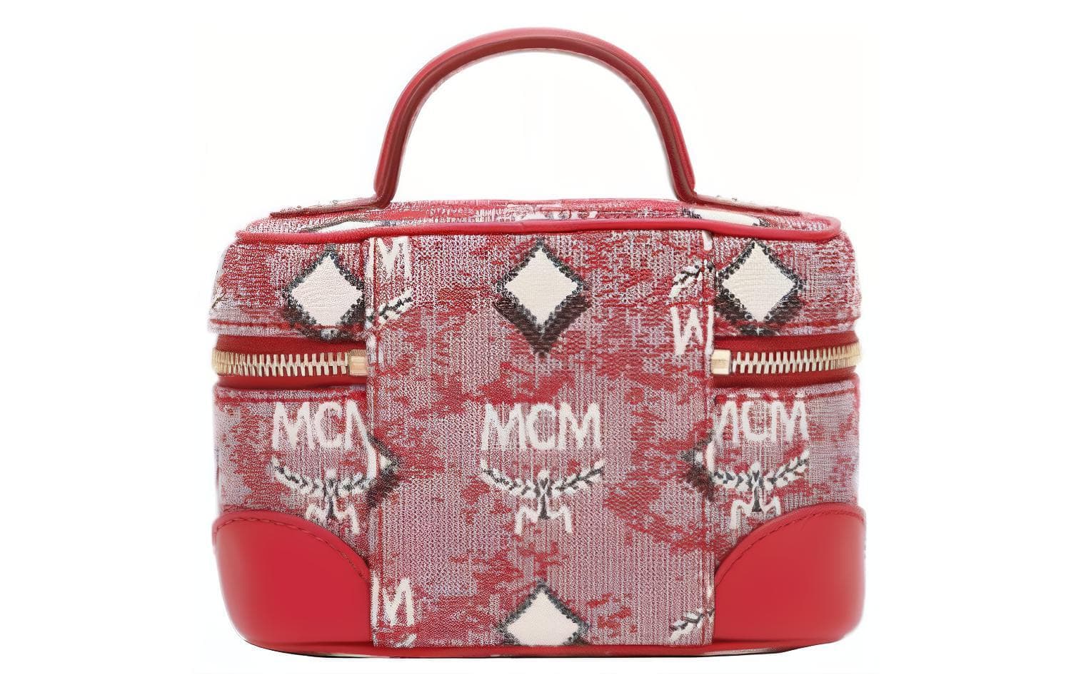 Косметичка MCM VINTAGE JACQUARD Logo micro - изображение 2