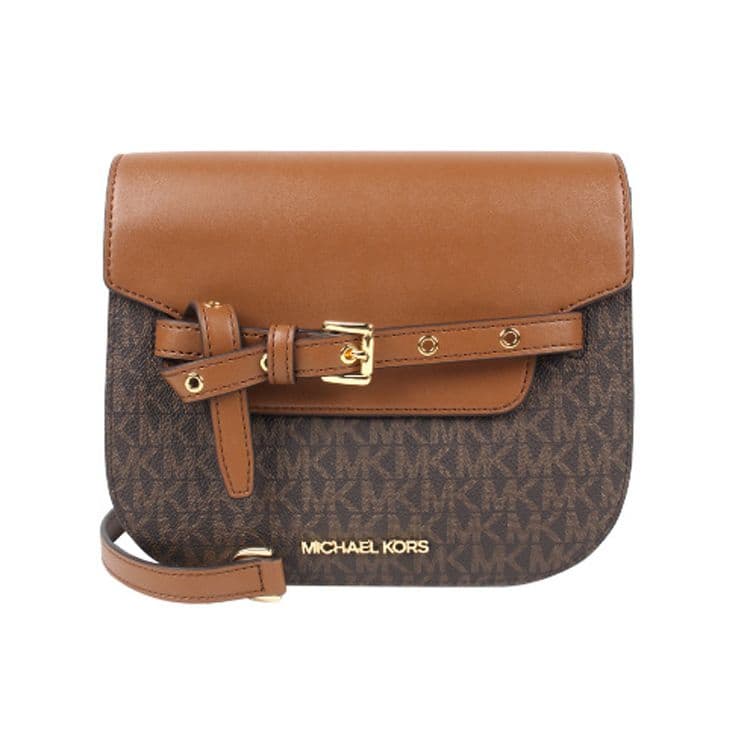 Сумка через плечо Michael Kors Emilia Brown - изображение 1
