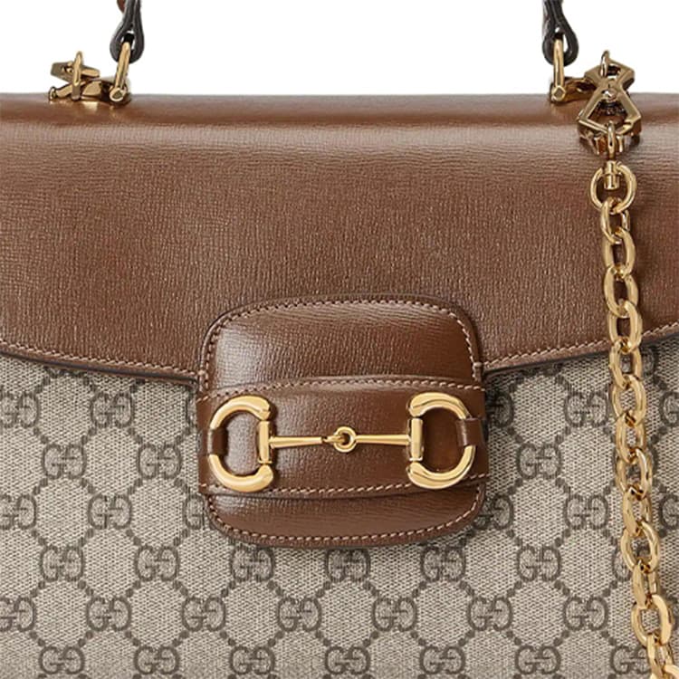 Сумка GUCCI Horsebit 1955 Supreme - изображение 10