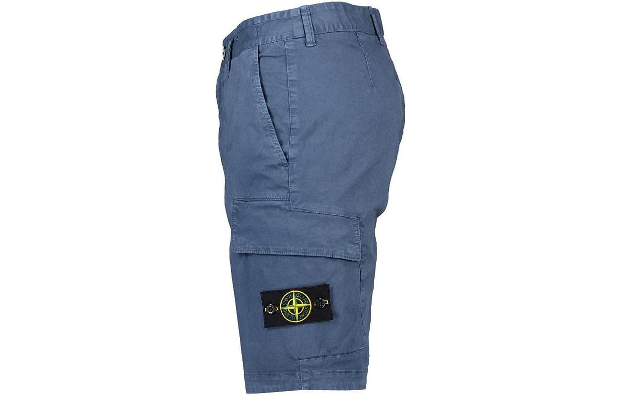 Шорты Stone Island SS24 Light Blue Shorts - изображение 3