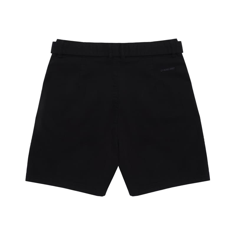 Шорты LI NING 1990 Classic Collection Повседневные шорты Женские Черные - изображение 2