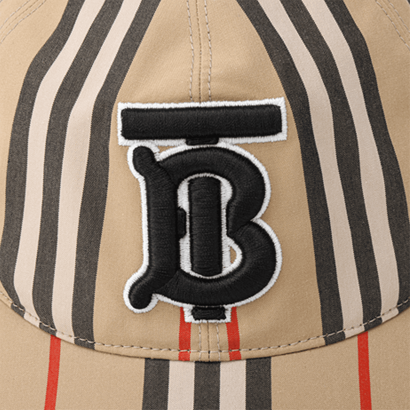 Кепка Burberry Logo Embroidered Baseball Cap Beige - изображение 5