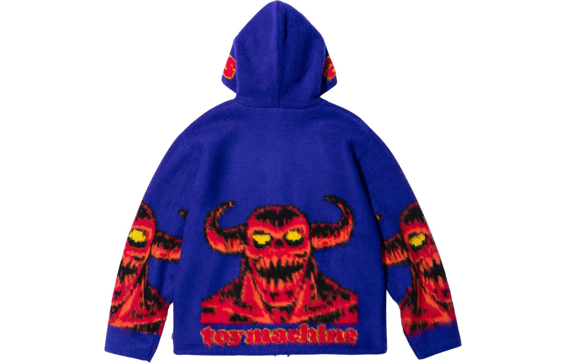 Худи Supreme x toy machine SS24 Week4 ZIP UP HOODED SWEATER - изображение 2
