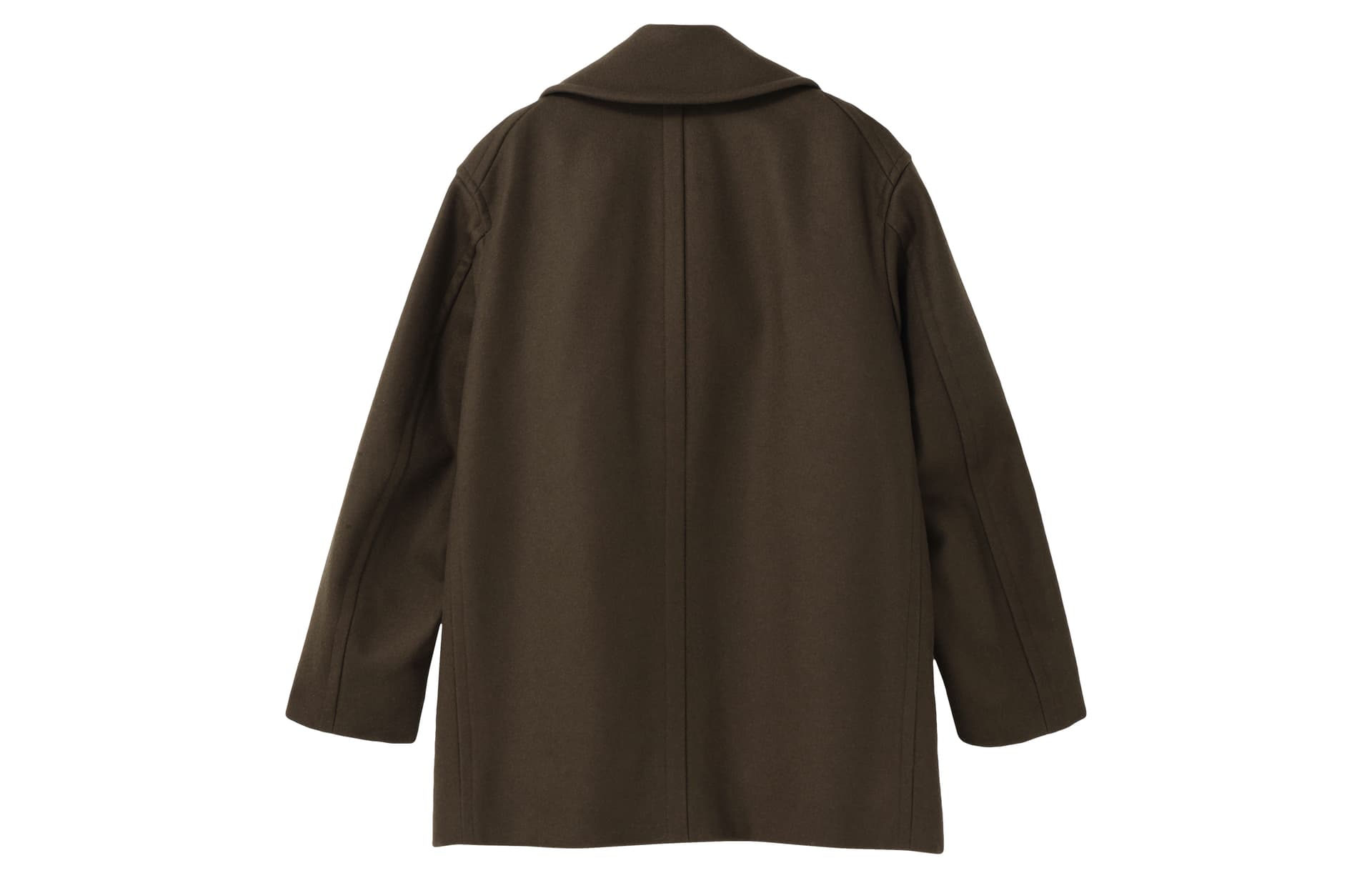 Пальто UNIQLO x Jil Sander FW20 Double-Breasted Coat Olive - изображение 2