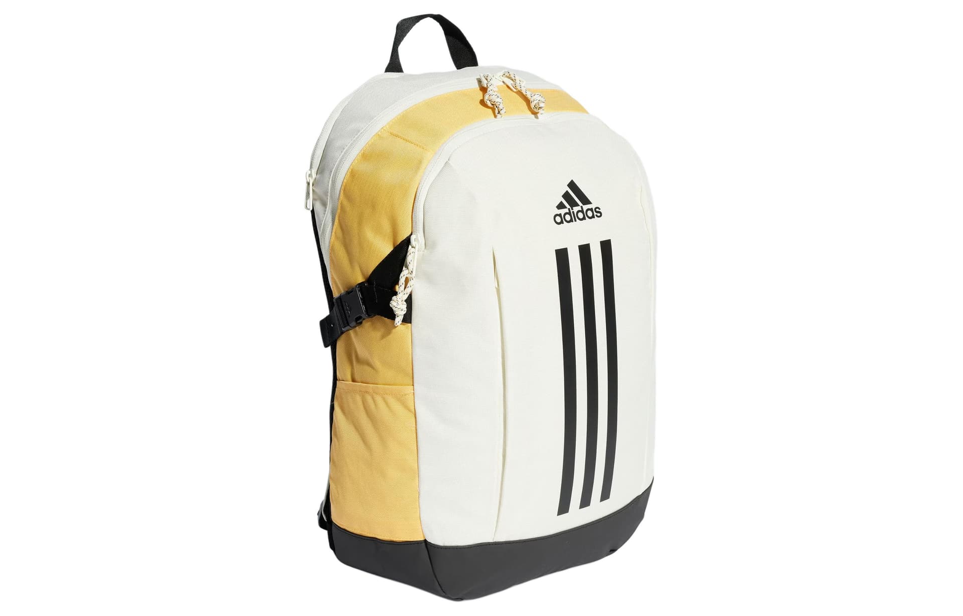 Рюкзак Adidas Переработанный полиэстер рюкзак унисекс слоновая кость и светло-желтый и черный - изображение 3