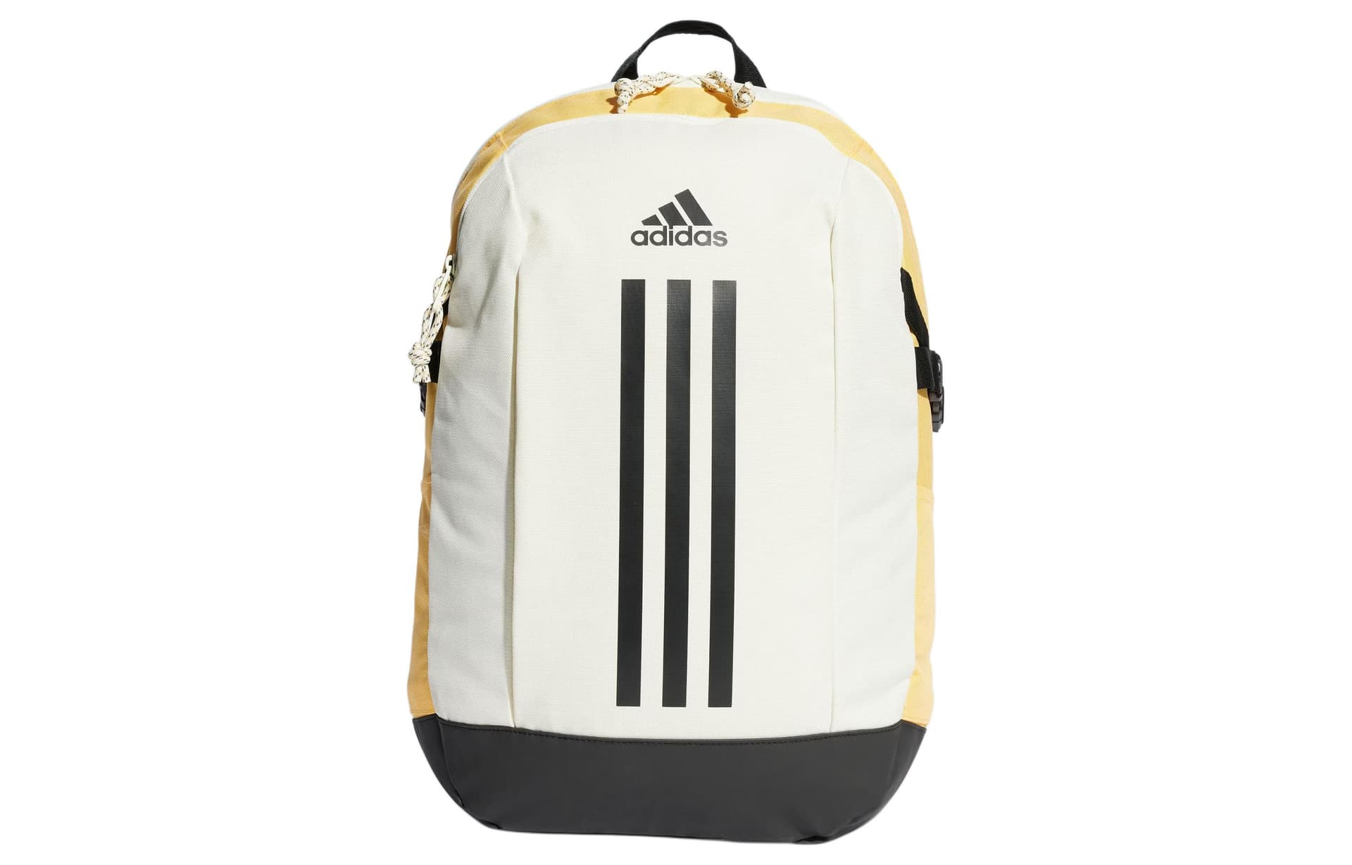 Рюкзак Adidas Переработанный полиэстер рюкзак унисекс слоновая кость и светло-желтый и черный - изображение 1