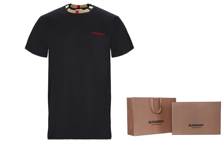 Футболка Burberry T-Shirt Black - изображение 5
