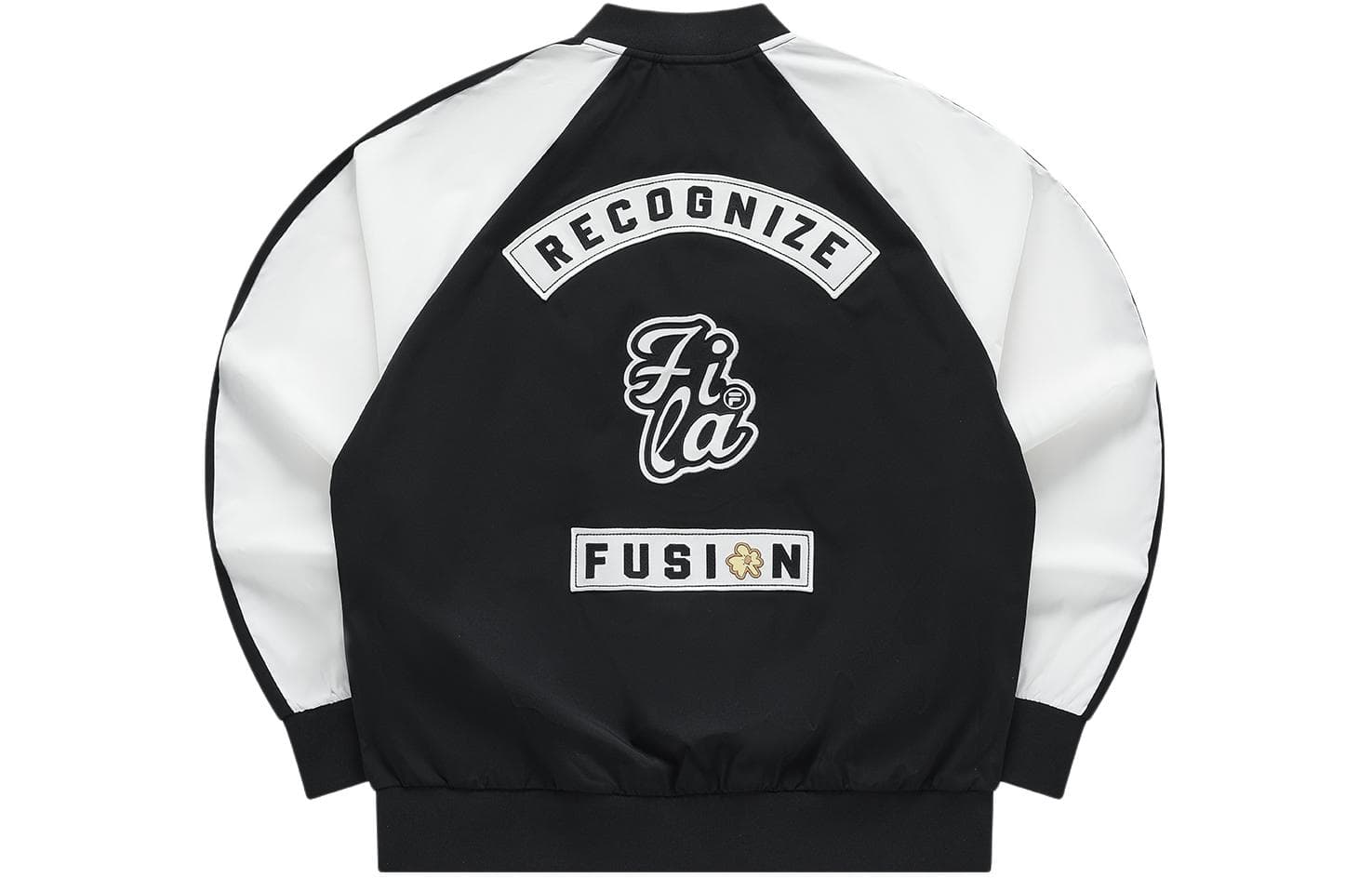 Бомбер FILA FUSION Бейсбольная куртка Мужская Глубокий черный - изображение 2