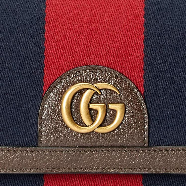 Сумка Gucci Mini Canvas Leather Crossbody - изображение 8
