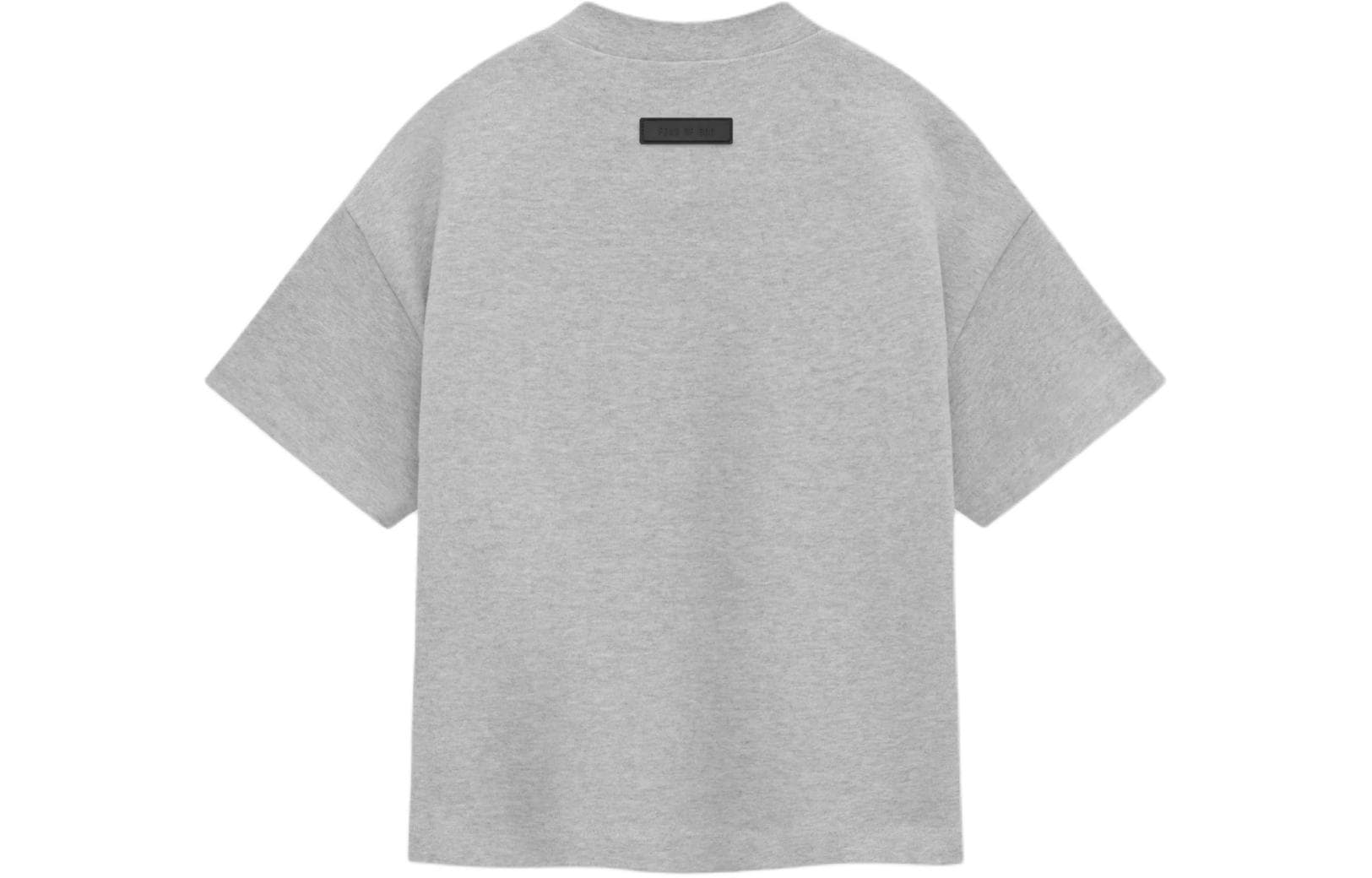 Футболка Fear of God Essentials SS24 Kids Heavy Jersey Crewneck T-shirt T Light Heather Grey - изображение 2