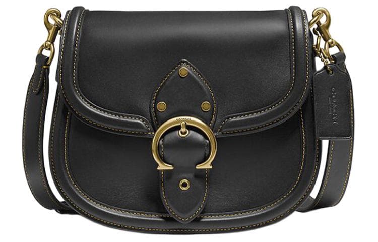 Сумка через плечо COACH Beat Saddle Bag Black - изображение 1