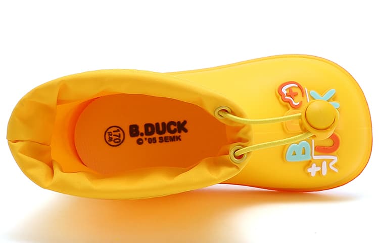 B.Duck Желтая уточка противоскользящие устойчивые к истиранию водонепроницаемые детские ботинки для малышей - изображение 4