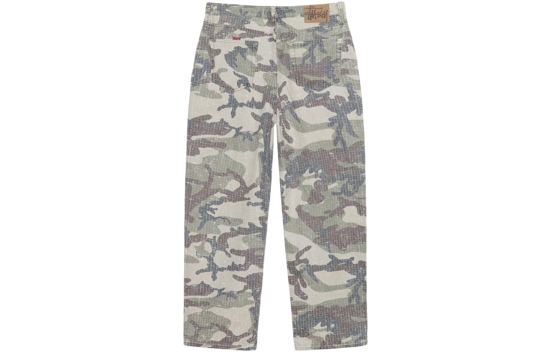 Штаны Stussy SS24 Drop2 Washed Straight Studded Embroidered Jeans - изображение 2