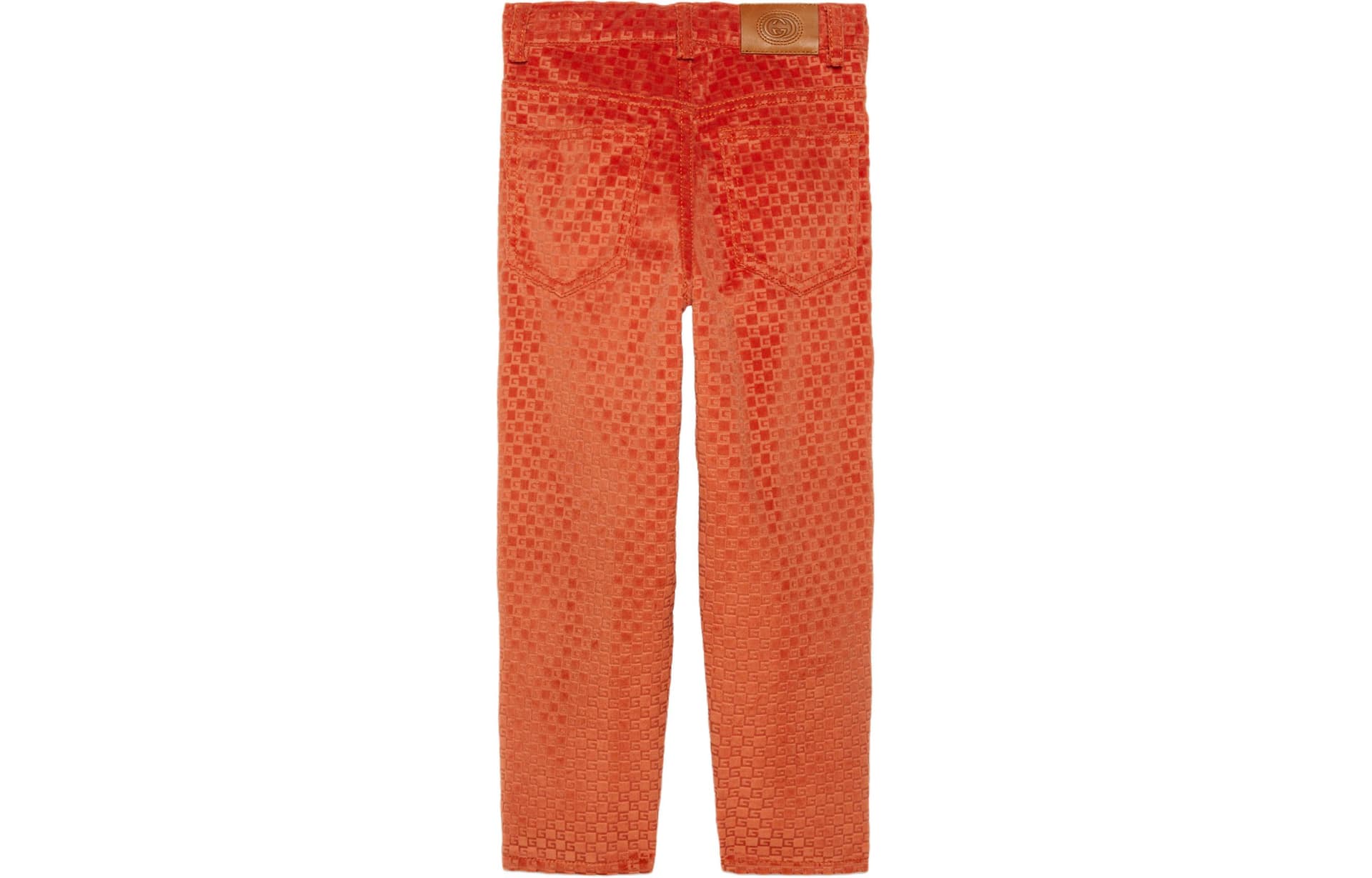 GUCCI Square G Velvet Trousers Logo - изображение 2