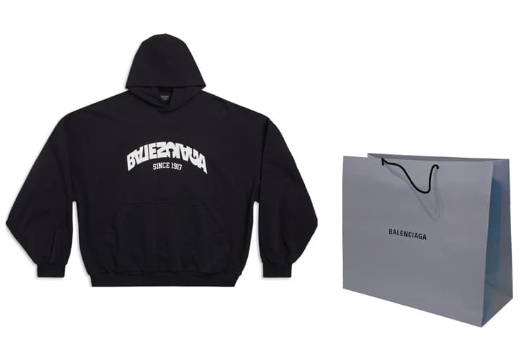 Худи Balenciaga FW23 Logo Hoodie Black - изображение 3