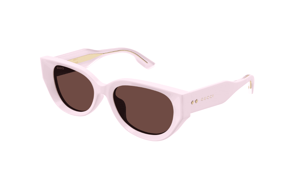 Солнцезащитные очки Gucci Irregular Logo Sunglasses Pink - изображение 1