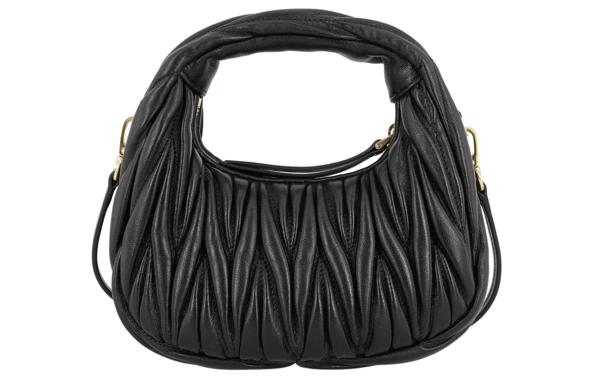 Сумка Miu Miu Wander Matelassé Mini Black - изображение 6