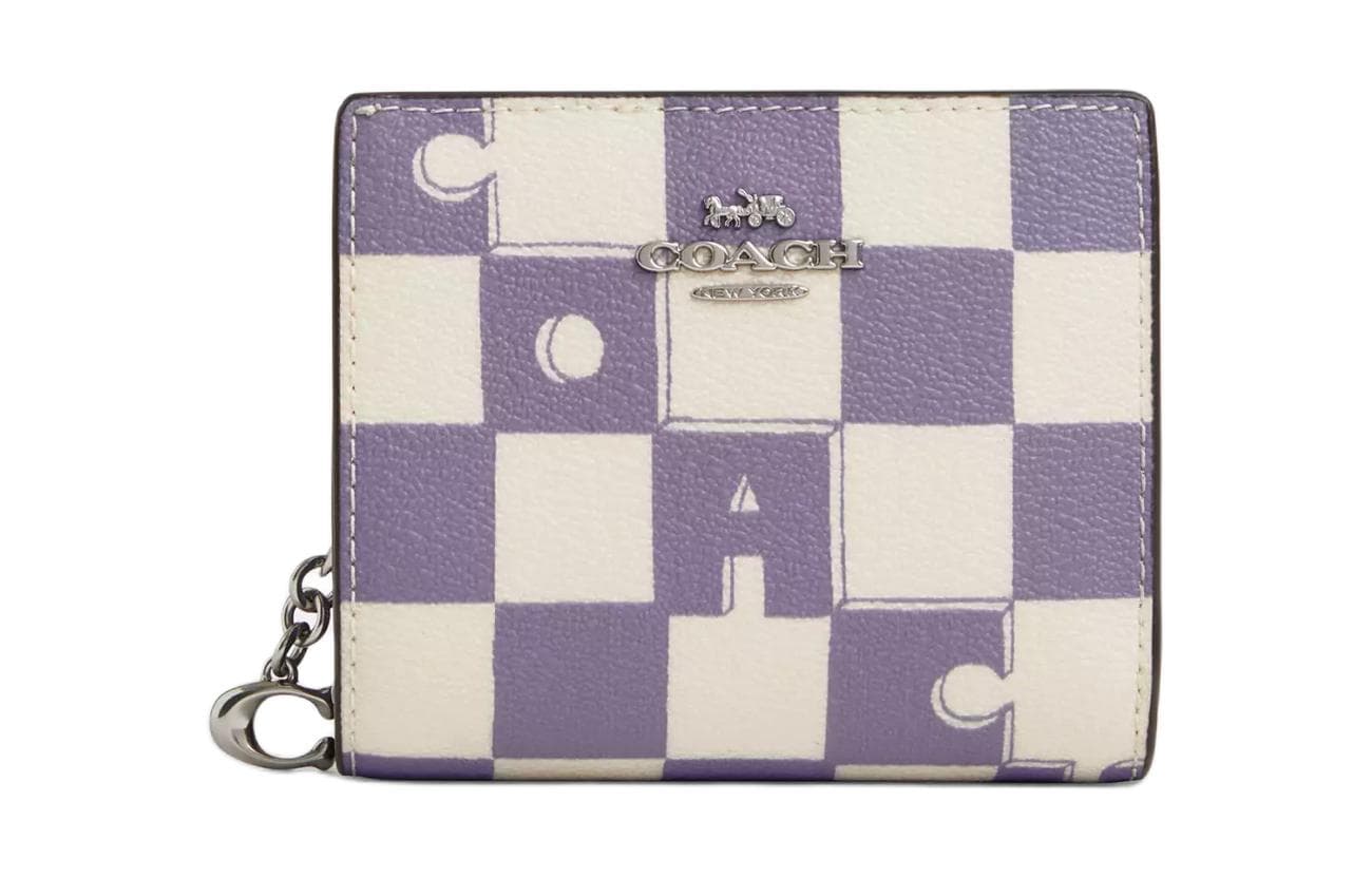 Кошелек COACH Snap 10 Wallet Light Purple - изображение 1