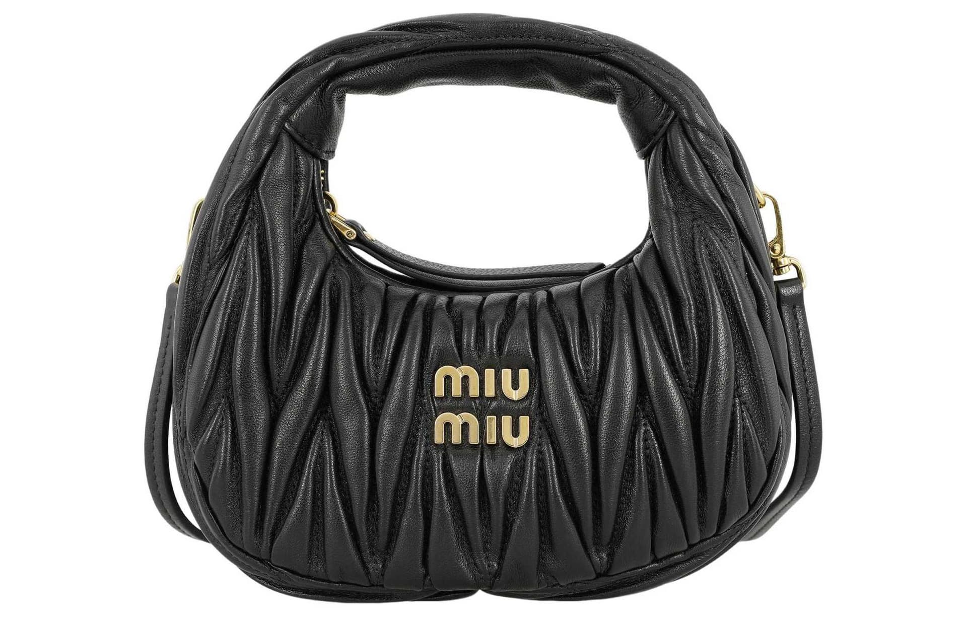Сумка Miu Miu Wander Matelassé Mini Black - изображение 2