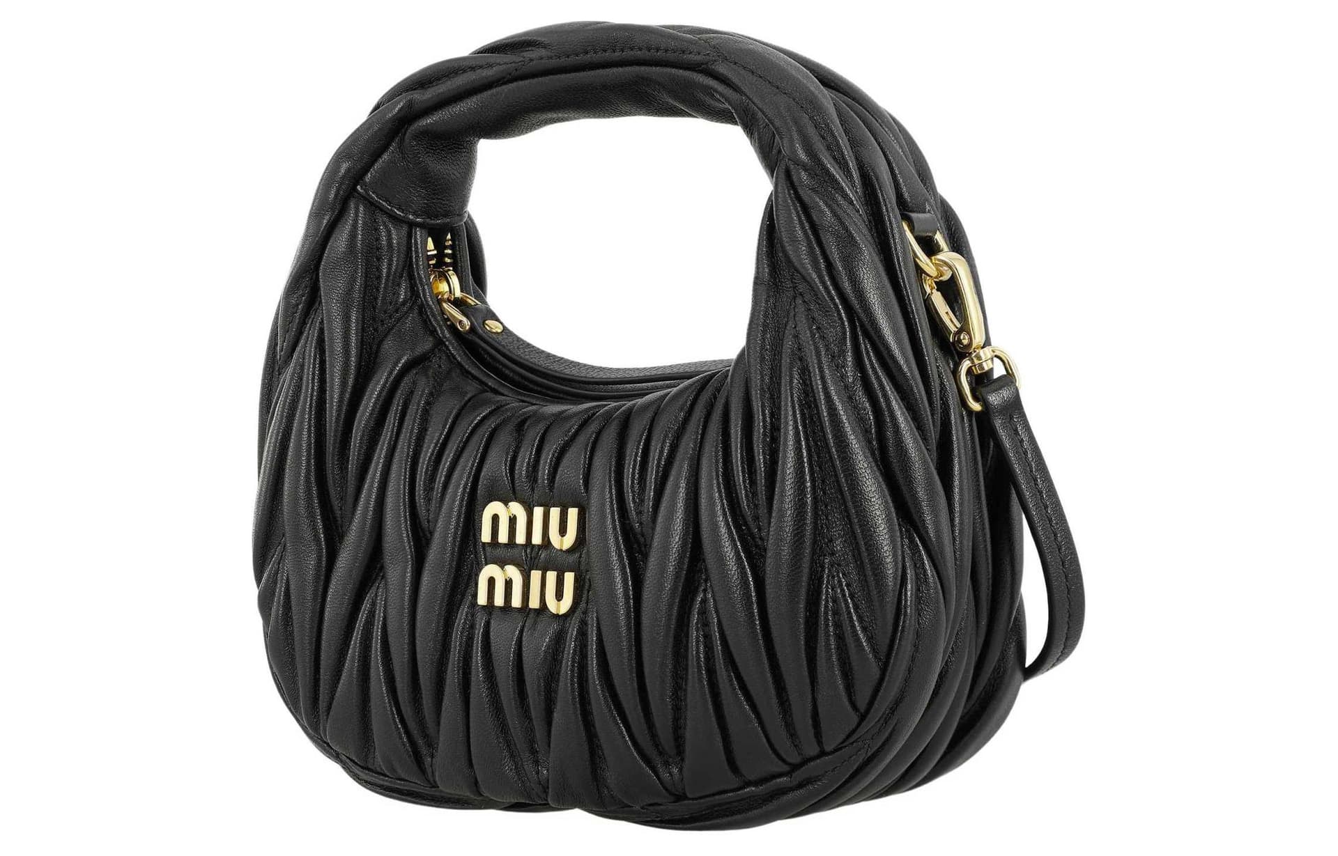 Сумка Miu Miu Wander Matelassé Mini Black - изображение 3