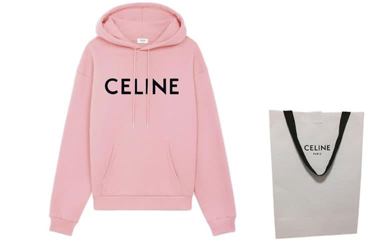 Худи CELINE Boy Doll Hoodie Pink - изображение 3