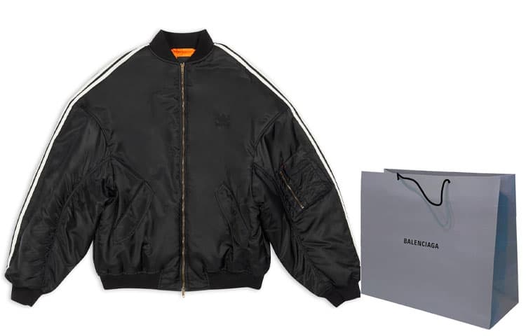 Куртка Balenciaga x Adidas FW22 Striped Zip Jacket - изображение 3
