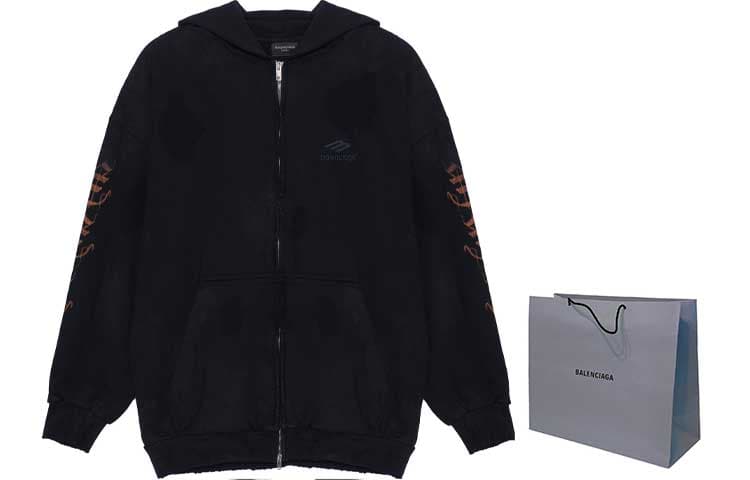 Худи Balenciaga Heavy Metal FW23 Black - изображение 3