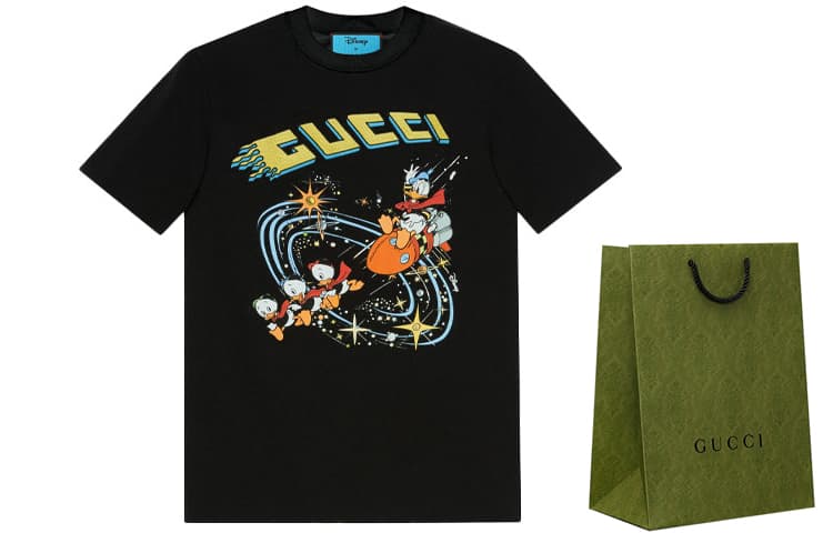 Футболка Gucci x Disney SS21 T-Shirt Black - изображение 3
