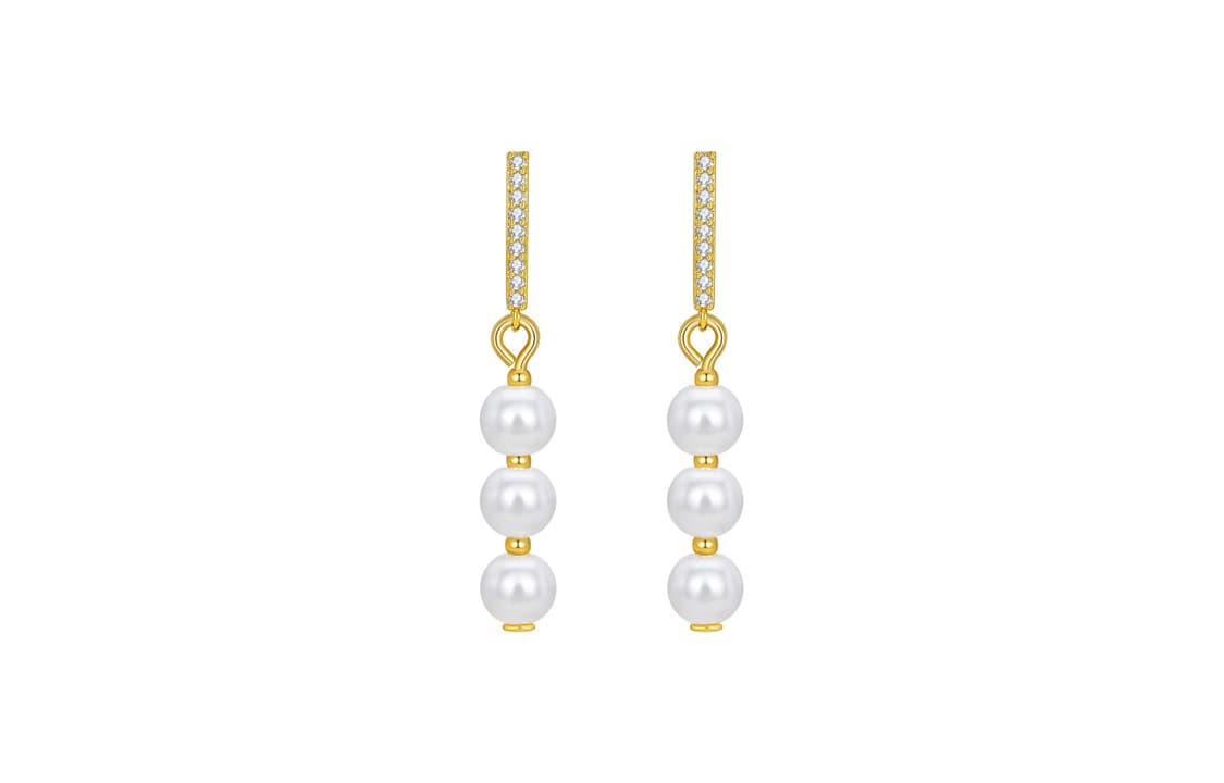 Серьги HMZ Серьги Золотые Женские - изображение 1