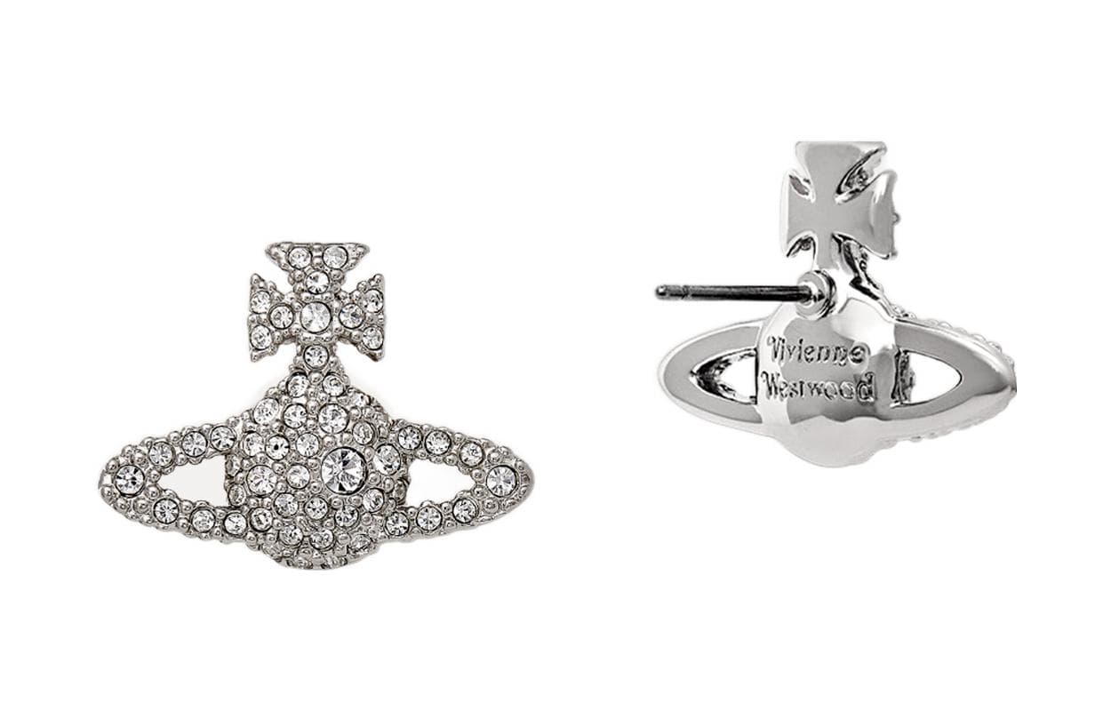Серьги Vivienne Westwood GRACE BAS RELIEF STUD EARRINGS - изображение 2