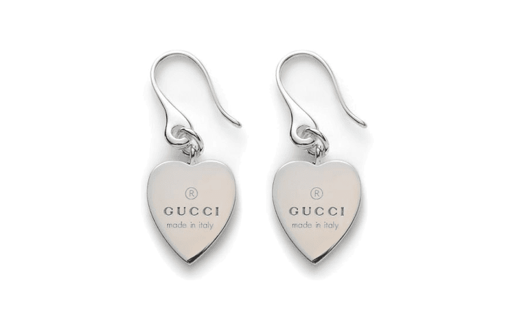 Серьги GUCCI Logo 925 - изображение 1