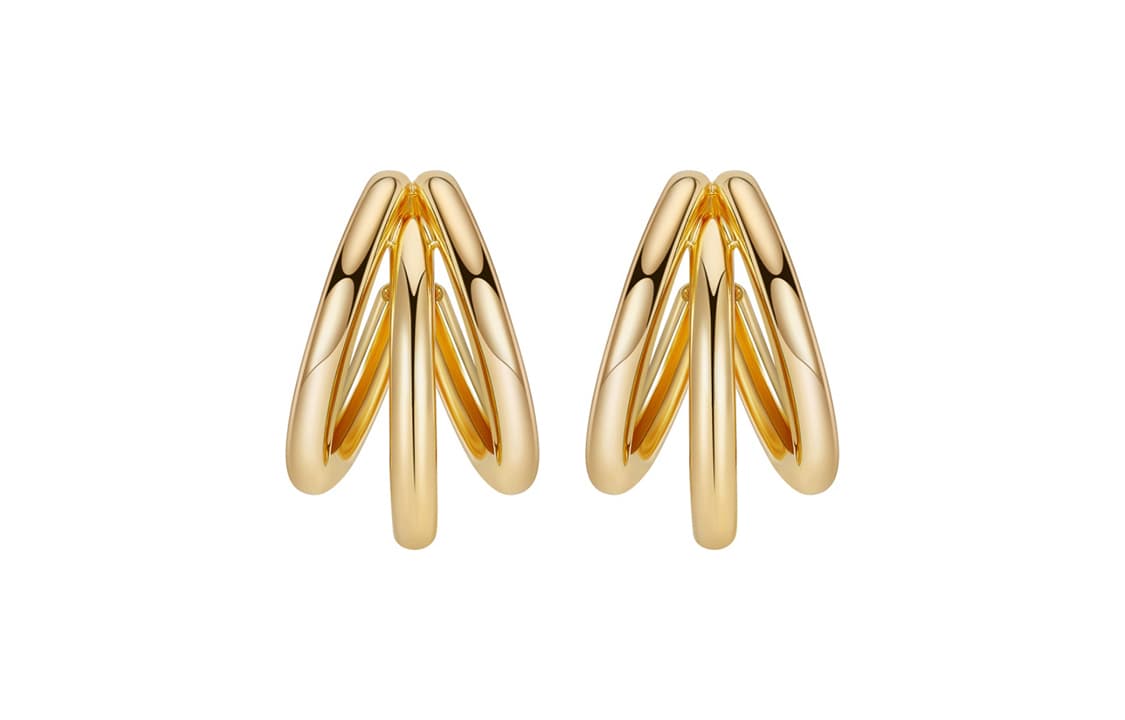 Серьги HMZ Сплав Серьги Золотой Женские - изображение 1