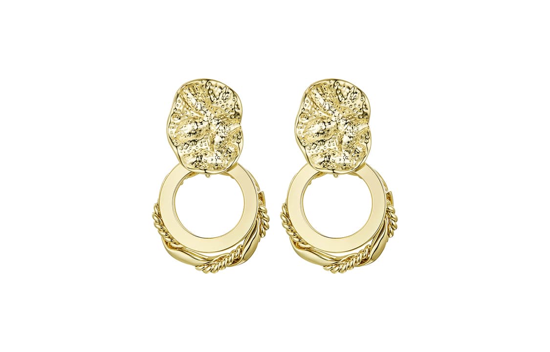 Серьги HMZ Сплав Серьги Золотой Женские - изображение 1