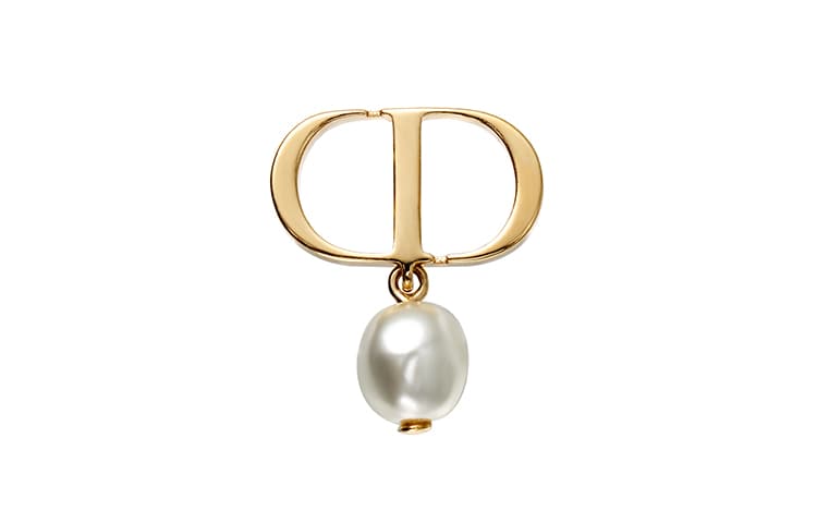 Серьги DIOR PETIT CD Metal Earrings Gold - изображение 7