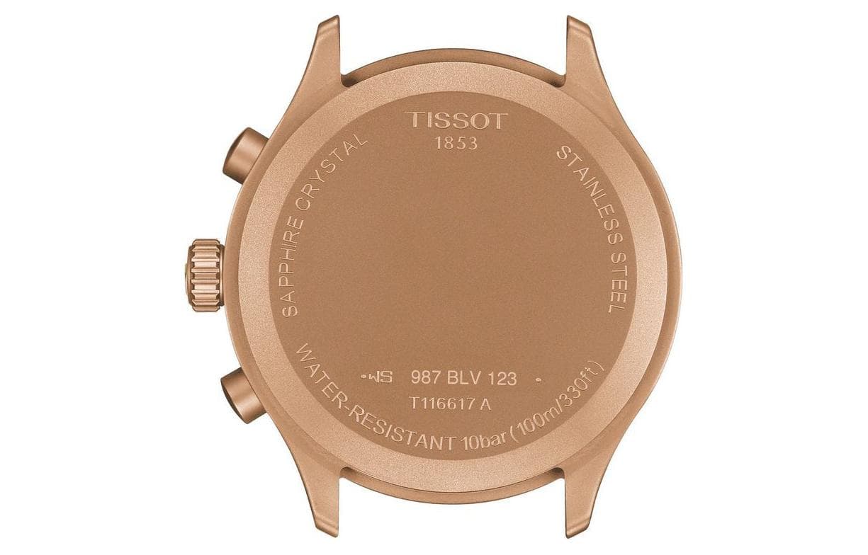 Часы TISSOT 100 45mm PVD T116.617.37.041.00 - изображение 4
