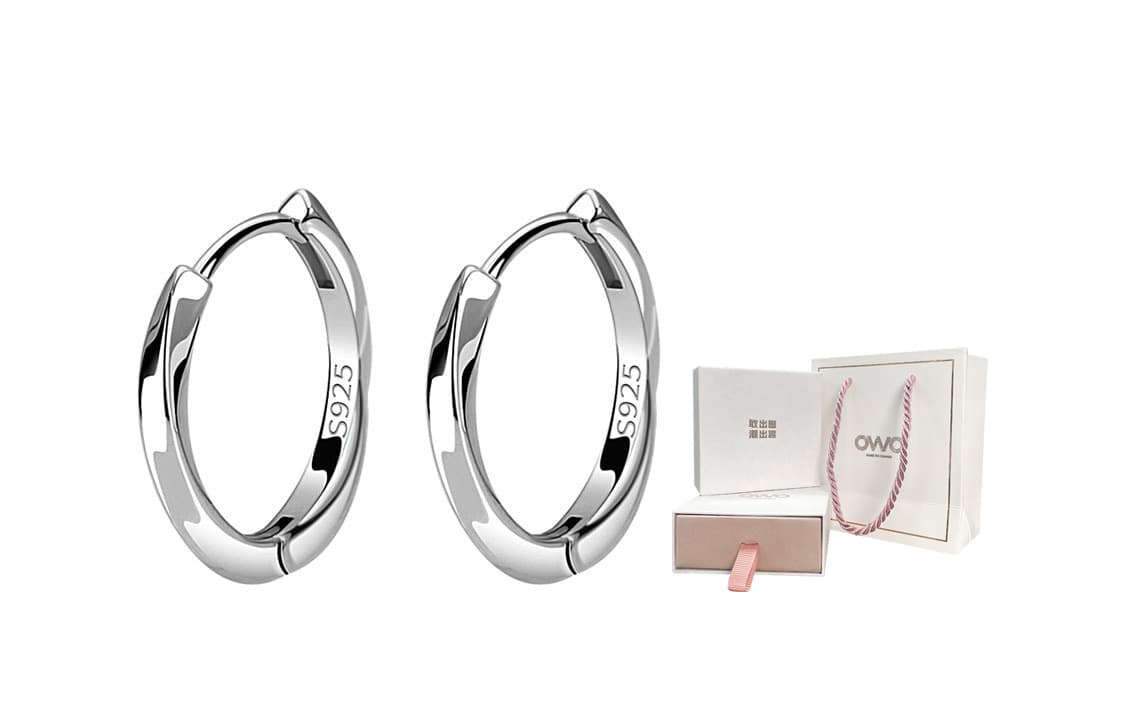 Серьги OWO Mobius 925 Silver Earrings - изображение 1