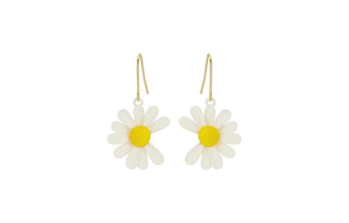 Серьги HMZ Серьги Белые Женские - изображение 1