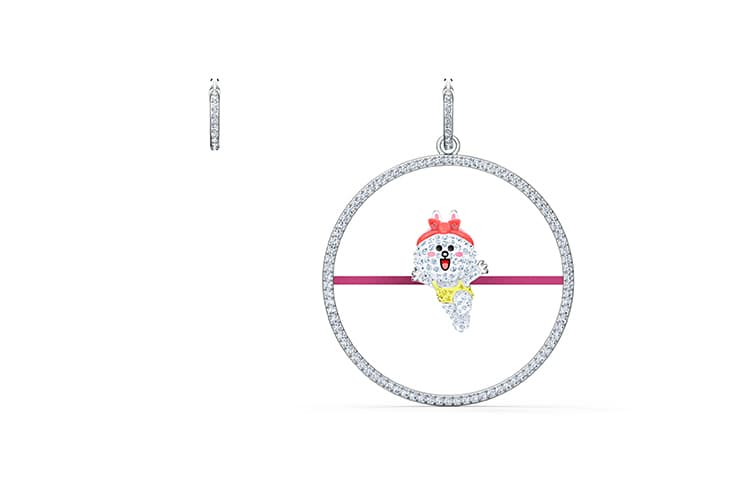 Серьги Swarovski x Line Friends Collection - изображение 1