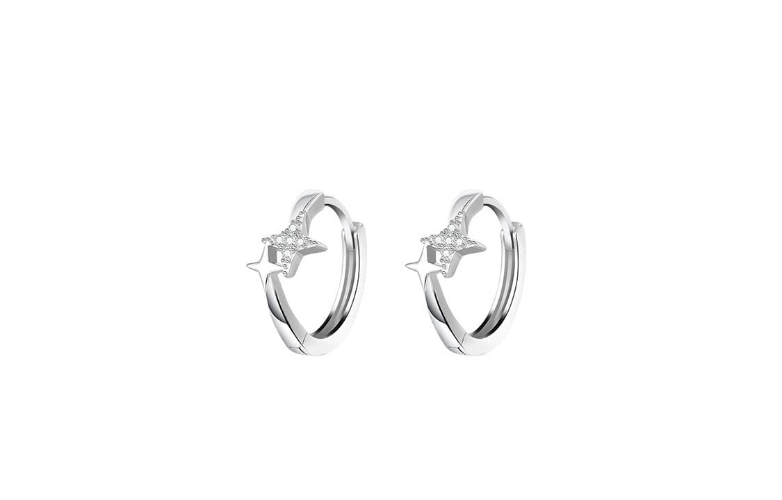 Серьги OWO Серьги из серебра 925 пробы (стерлинговое) Женские Серебряные - изображение 1