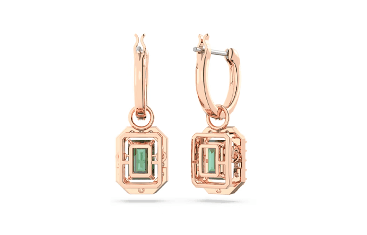 Серьги Серьги Swarovski Una Унисекс Розовое Золото - изображение 4
