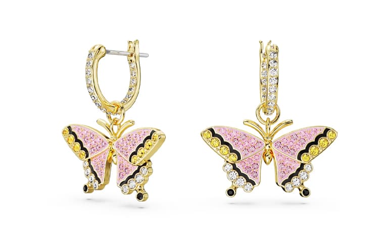Серьги Swarovski Idyllia Серьги с золотым покрытием женские многоцветные - изображение 2