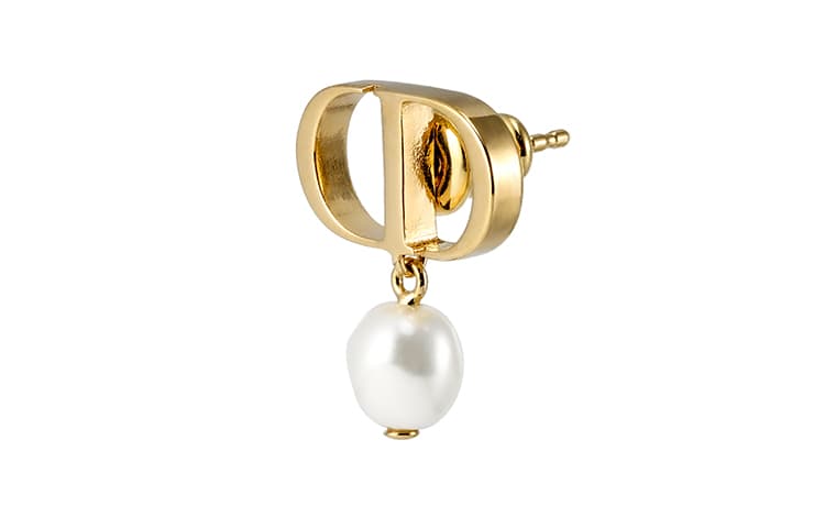 Серьги DIOR PETIT CD Metal Earrings Gold - изображение 9