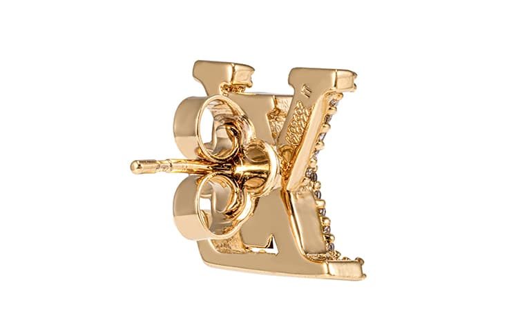 Серьги Louis Vuitton LV Iconic Earrings Gold - изображение 4