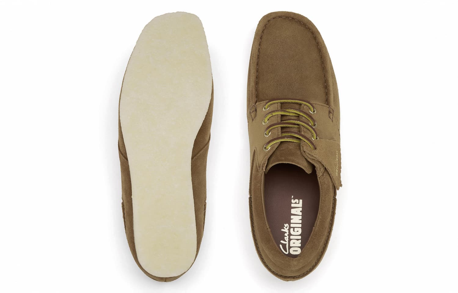 Ботинки Clarks Корова Спилок Повседневная Обувь Мужская Коричневая - изображение 4