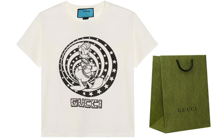 Футболка Gucci x Disney Donald Duck T-Shirt Beige - изображение 3